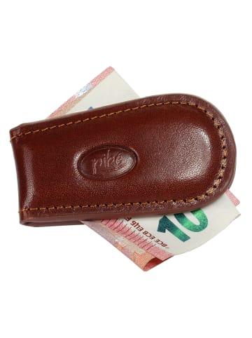 piké Money clip echt Leder in braun