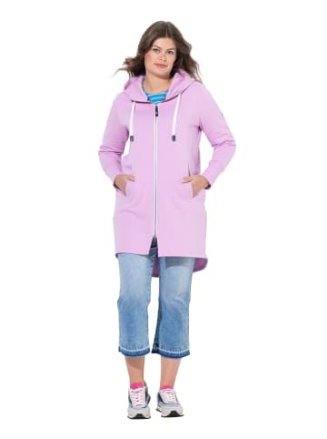 LAURASØN Sweatjacke in hortensie