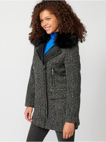 KOROSHI Mantel in schwarz