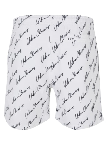 Urban Classics Beachwear - Bottom in whitescriptlogo