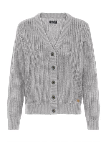 Oxmo Strickjacke OXEdna in Grau