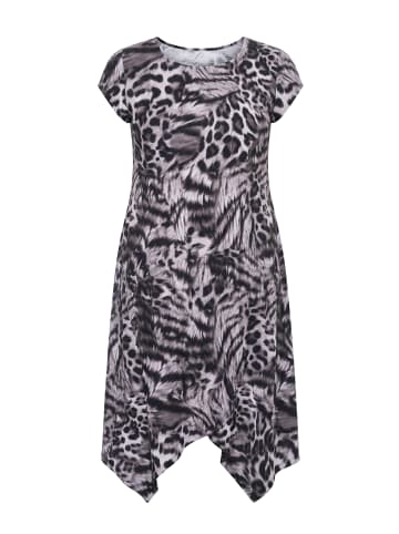 MIAMODA Midikleid in schwarz