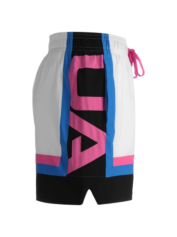 Under Armour Trainingsshorts Baseline Woven in weiß / pink