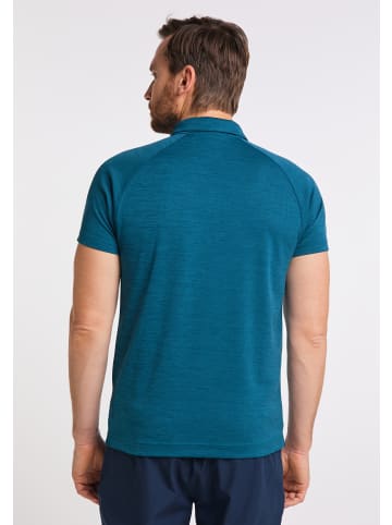 Joy Sportswear Polo IVO in deep turquoise melange