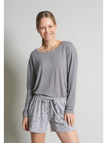 Tom Tailor Kurze-Hose Victoria in grau-mittel-Allover