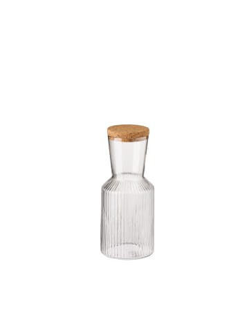 APS Glaskaraffe in transparent, Ø 9 cm, H: 19,5, 0,5 Liter, Glas