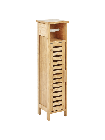 Beliani Badezimmerschrank OLATHE in Braun - (W) 18 x (H) 72 x (L) 17 cm