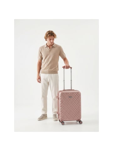 benzi 5823 4 Rollen Kabinentrolley S 53 cm mit Dehnfalte rosa