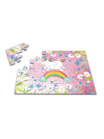 Mr. & Mrs. Panda Ostergeschenk Einhorn Regenbogen ohne Spruch in Rot Pastell