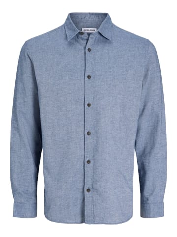 Jack & Jones Flanellhemd in Faded Denim
