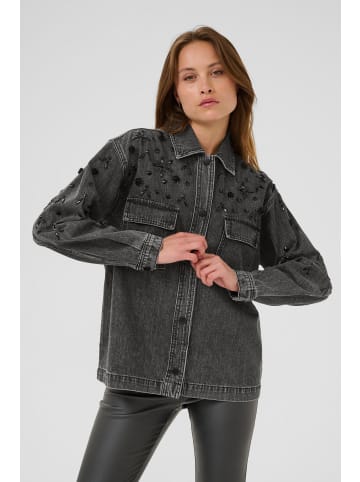 Kaffe Jacke KAjaiden Loose fit in Dark grey washed denim