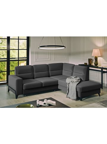 MF Design Cassada Recamiere Rechts in Asphalt -  (L) 237 x (B) 277 x (H) 100 cm