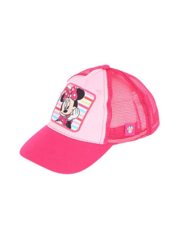 Disney Minnie Mouse Disney Minnie Mouse Cap Disney Kappe Stylisch & Bequem Rosa in Mehrfarbig