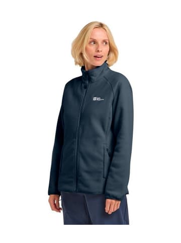Jack Wolfskin Moonrise FZ Fleece in Blau