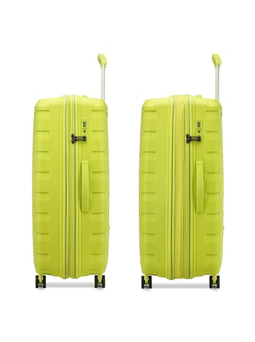 Roncato Skyline 2.0 4 Rollen Trolley 79 cm mit Dehnfalte in cyber limette