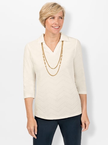 WITT WEIDEN Poloshirt in ecru