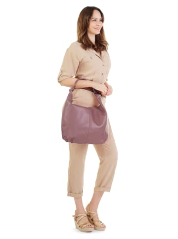 Cluty Shopper echt Leder in alt-rosa