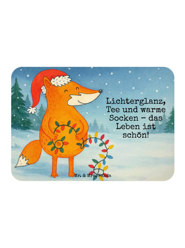Mr. & Mrs. Panda Magnet Fuchs Weihnachten Design mit Spruch in Weiß