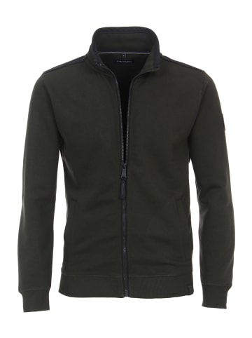 CASAMODA Sweatjacke in Dunkelgrün