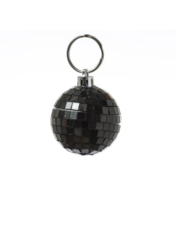 SATISFIRE Spiegelkugel 5cm Mini Discokugel Echtglas in schwarz