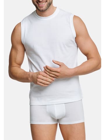 Schiesser Unterhemd / Tanktop Essentials in Weiß
