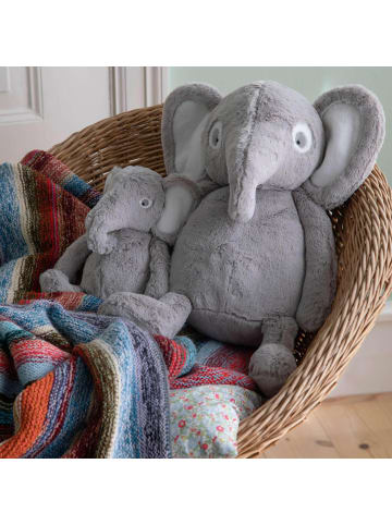 Sebra Kuscheltier Finley der Elefant in Grau