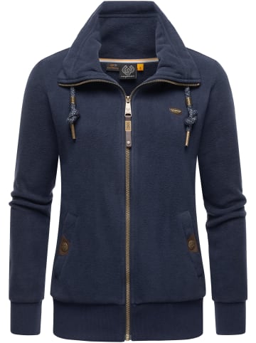 ragwear Kapuzensweatjacke Rylie Fleece Zip Solid in Navy