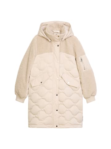 Daunenparka relaxed in Light Oat