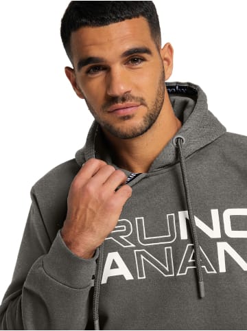 Bruno Banani Hoodie ohne Reißverschluss BROOKS in Anthrazit / Melange