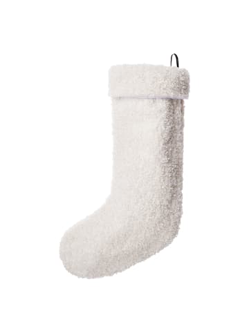 Butlers Weihnachtsstrumpf X-MAS Plüsch XL in Beige