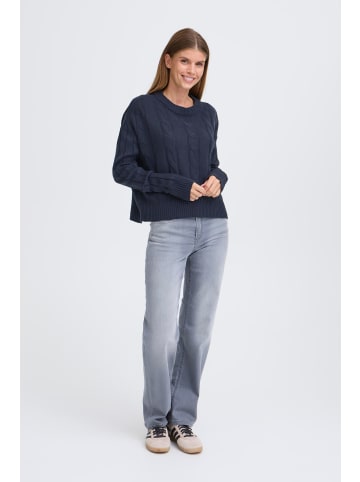 Oxmo Strickpullover OXKimni in Schwarz