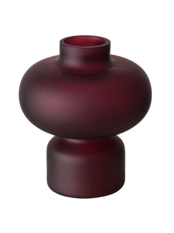Boltze Vase in dunkelrot