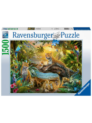 Ravensburger Ravensburger Puzzle 17435 Leopardenfamilie im Dschungel - 1500 Teile Puzzle...