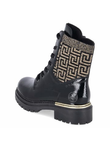 rieker Schnürboots in schwarz