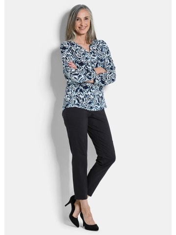 GOLDNER Bengalinhose Elegante 7/8-Hose mit Schlupfbund in schwarz