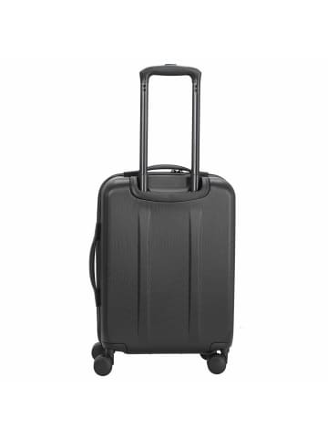 Valentino Bags Lexplor - 4-Rollen-Kabinentrolley mit Vortasche 14" 55 cm (nero) in nero