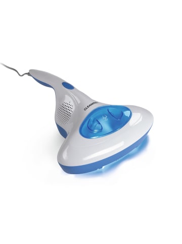 Clean Maxx Milben-Handstaubsauger mit UV-C-Licht 300W blau/weiß  Weiß