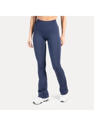 SMILODOX Schlaghose Leggings Aylin Scrunch in Dunkelblau