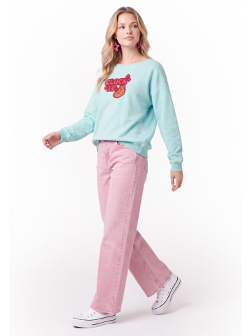 myMo Women Sweatshirt in Aqua