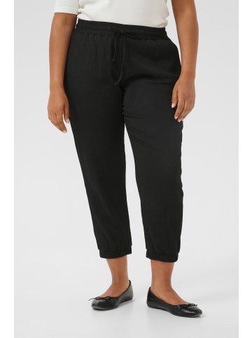 KAFFE curve Casual Hose KCrina Loose fit in Black Deep