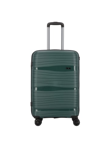 D&N Travel Line 4300 4 Rollen Trolley M 68 cm dark green