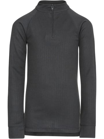 Trespass Kinder Longsleeve "Wise360 1/2 Zip Baselayer Top" in Schwarz