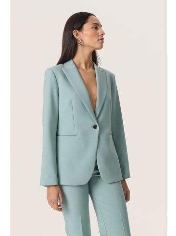 Soaked in Luxury Blazer SLCorinne Gerade Passform in Silver Blue