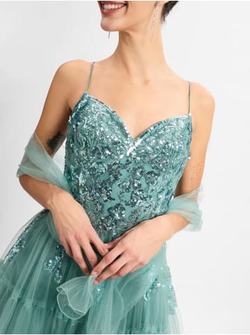 Unique Abendkleid in mint - 0001