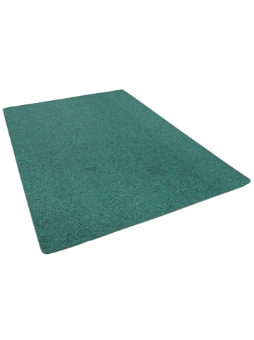 Snapstyle Velours-Teppich Strong in petrol