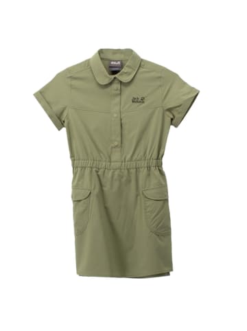 Jack Wolfskin Kleid Röcke Treasure Hunter Kleid Mädchen dress in Grün