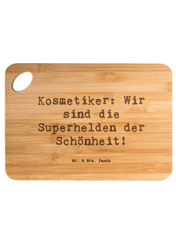 Mr. & Mrs. Panda Brett Spruch Kosmetiker Helden mit Spruch in Braun
