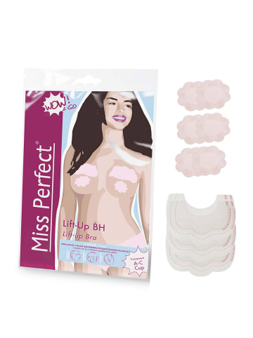 MISS PERFECT Push-Up-BH in Lift Up BH A-B-C Cup Transparent