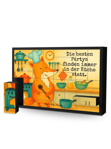 Mr. & Mrs. Panda Befüllbarer Adventskalender Fuchs Koch Design m... in Weiß