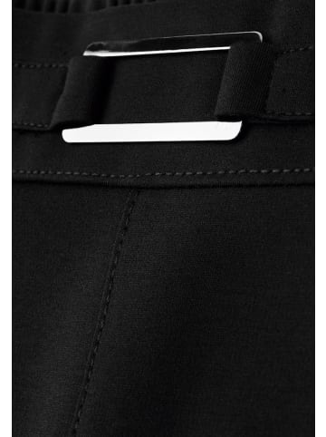 Street One Straight Leg Hose in Schwarz